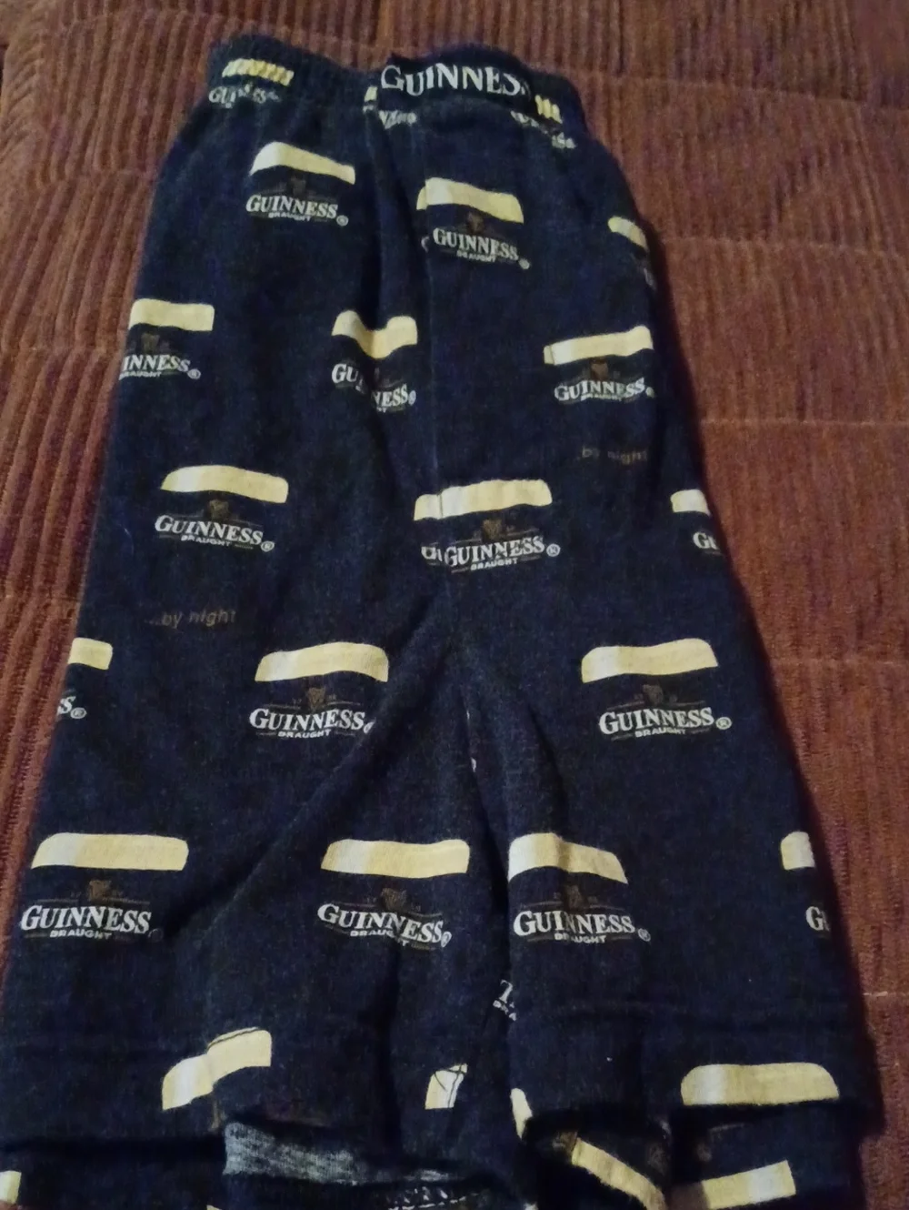 Guinness Men’s Navy Logo Print Casual Boxers